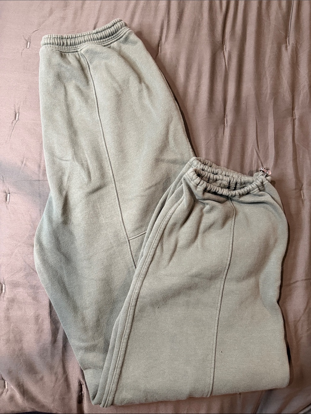 Abercrombie & Fitch Olive Green Track Joggers